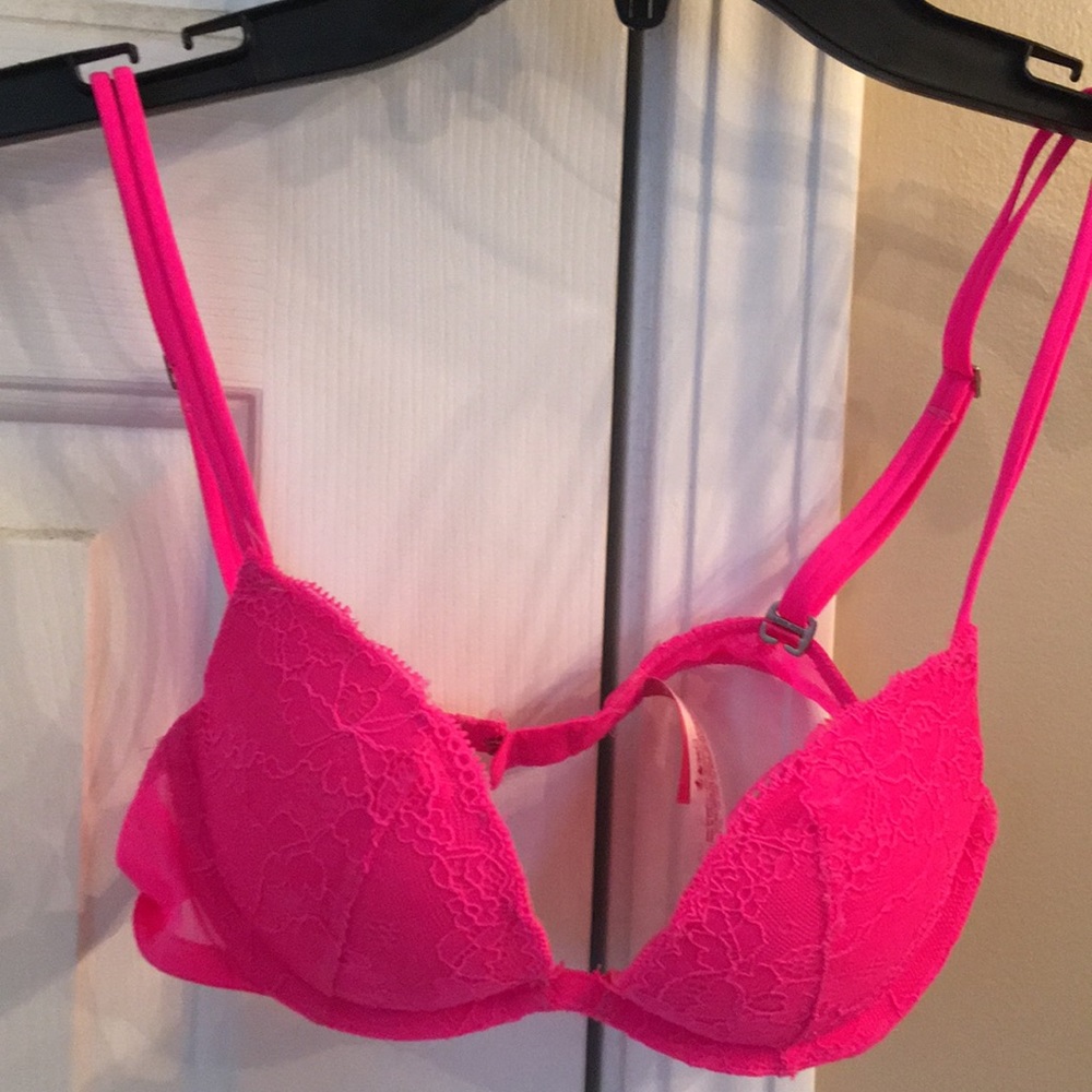 Pink bra